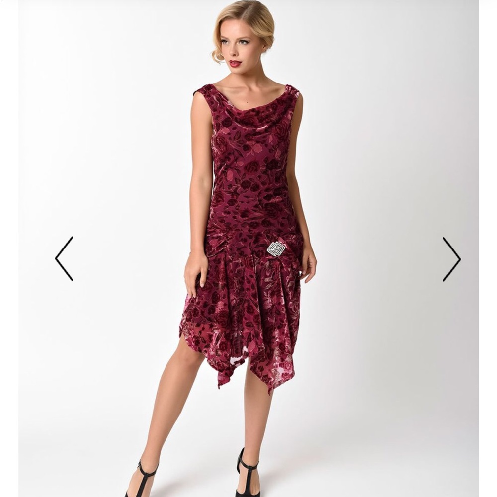 Vintage inspired flapper dress